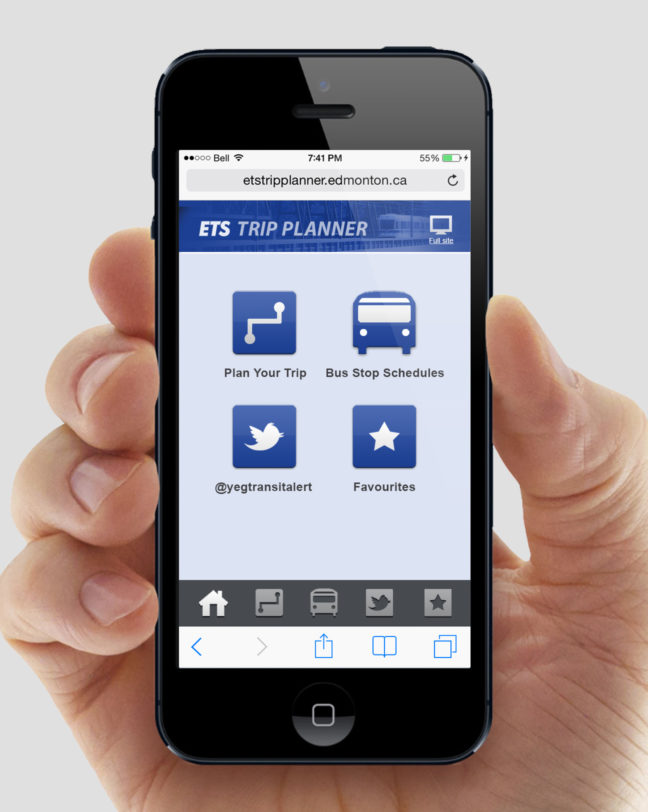 ETS Trip Planner – Mobile